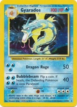 Gyarados 6/102 - Base Set Holofoil
