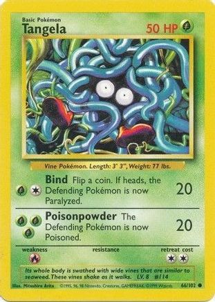 Tangela 66/102 - Base Set