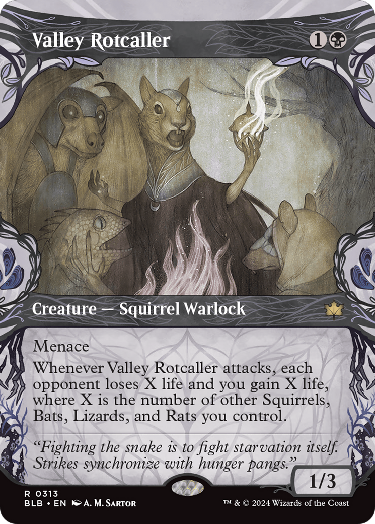 Valley Rotcaller (BLB-313) - Bloomburrow: (Showcase)