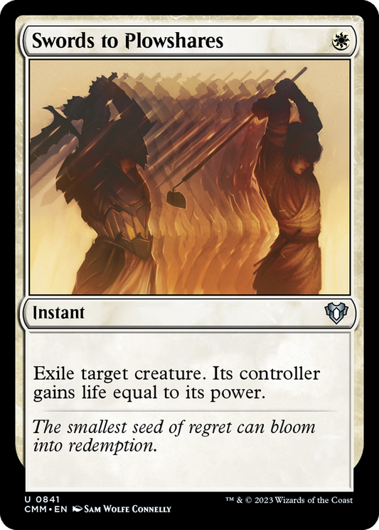 Swords to Plowshares (CMM-841) - Commander Masters