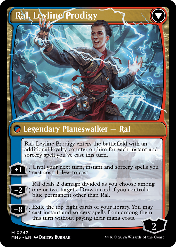 Ral, Monsoon Mage // Ral, Leyline Prodigy (MH3-247) - Modern Horizons 3 Foil