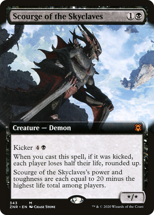 Scourge of the Skyclaves (ZNR-343) - Zendikar Rising: (Extended Art)