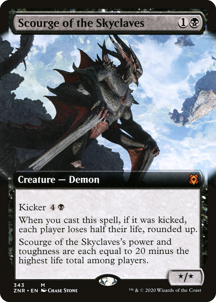Scourge of the Skyclaves (ZNR-343) - Zendikar Rising: (Extended Art)
