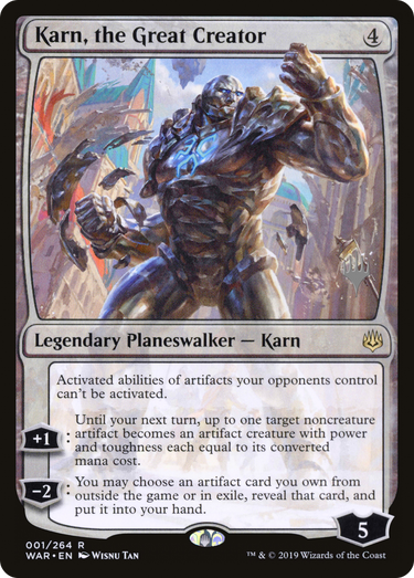 Karn, the Great Creator WAR Rare