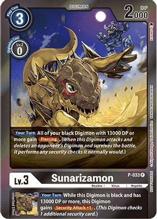 Sunarizamon (Gift Box 2022) (P-033) - Digimon Promotion Cards Foil