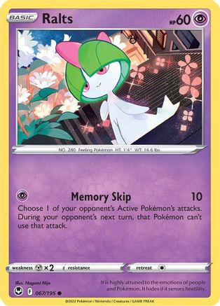 Ralts 67/195 - Silver Tempest