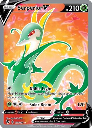 Serperior V 170/195 - Silver Tempest Holofoil