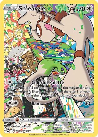 Smeargle TG10/30 - SWSH12 Silver Tempest Trainer Gallery Holofoil