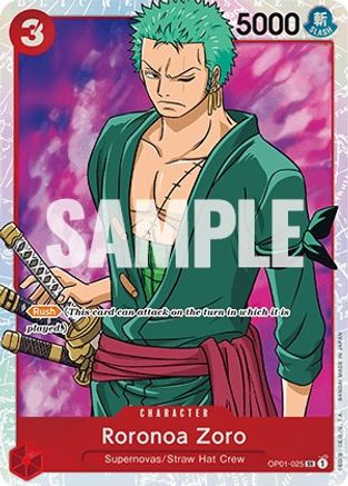Roronoa Zoro (025) - Romance Dawn (OP01)