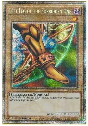 Left Leg of the Forbidden One (Starlight Rare) (BLCR-EN103) - Battles of Legend: Crystal Revenge 1st Edition