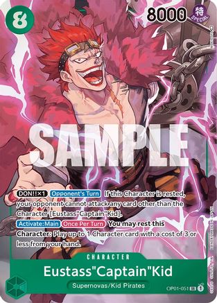 Eustass"Captain"Kid (Parallel) (OP01-051) - Romance Dawn Foil Pre-Errata