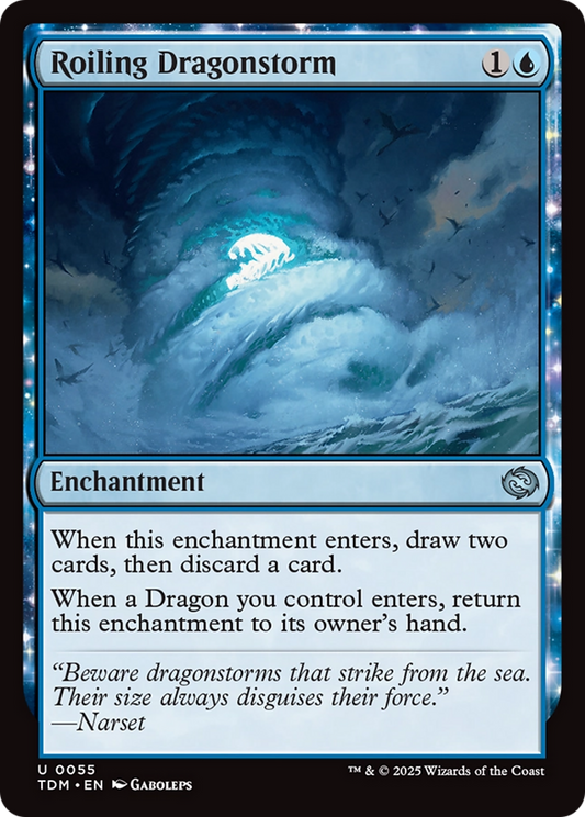 Roiling Dragonstorm (TDM-055) - Tarkir: Dragonstorm