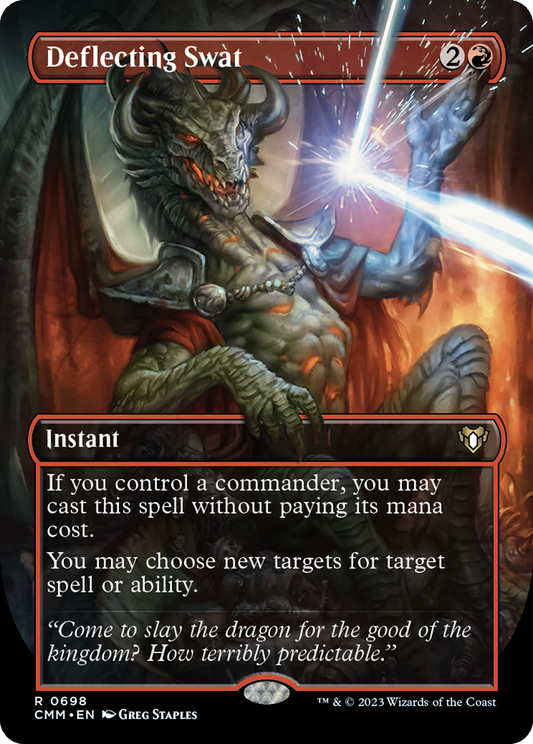 Deflecting Swat (CMM-698) - Commander Masters (Borderless) Foil