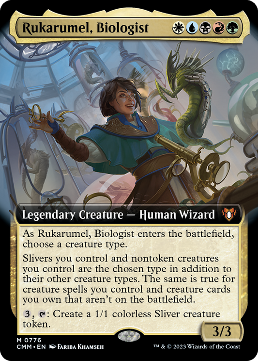 Rukarumel, Biologist (CMM-776) - Commander Masters: (Extended Art) Foil