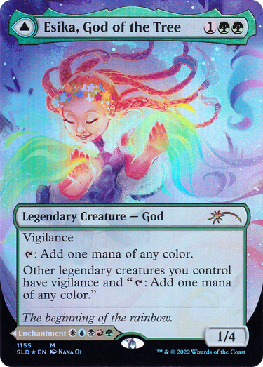 Esika, God of the Tree (SLD-1155) - Secret Lair Drop (Borderless) Foil