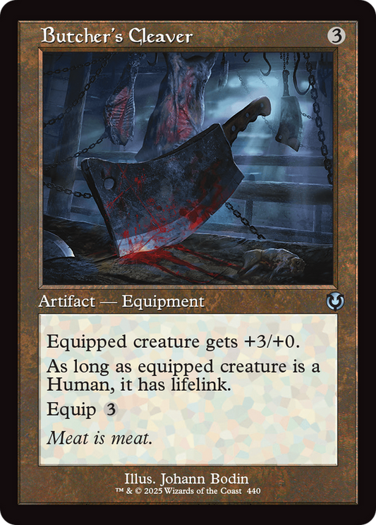 Butcher's Cleaver (Retro Frame) (-440) - Innistrad Remastered Foil