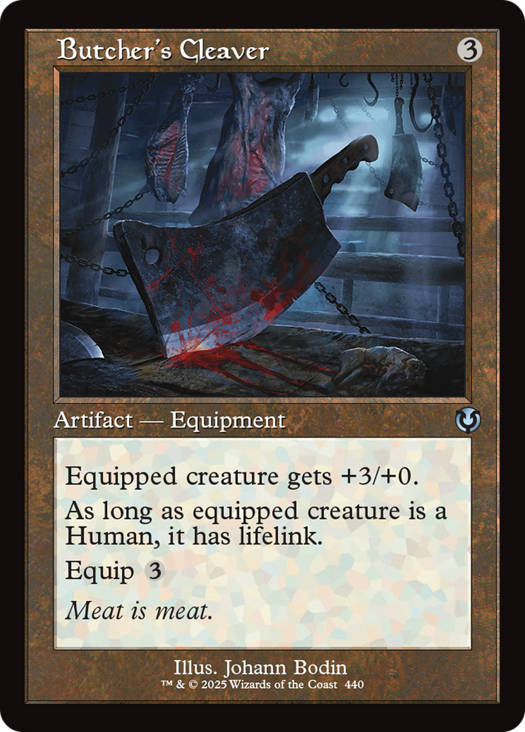 Butcher's Cleaver (Retro Frame) (-440) - Innistrad Remastered