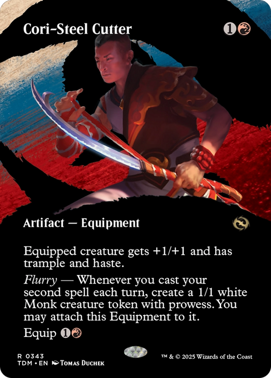 Cori-Steel Cutter (TDM-343) - Tarkir: Dragonstorm: (Showcase) (Borderless)