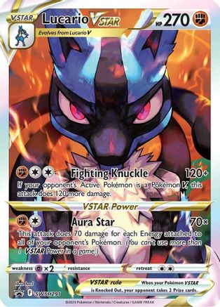 Lucario VSTAR - SWSH291 SWSH291/307 - SWSH Sword & Shield Promo Cards Holofoil