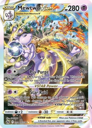 Mewtwo VSTAR Alt Art GG