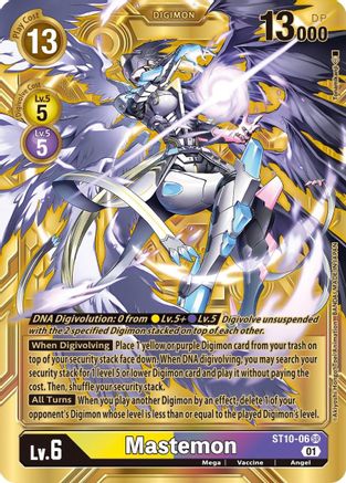 Mastemon (Alternate Art) (ST10-06) - Dimensional Phase Foil