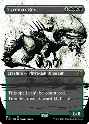 Tyrranax Rex Borderless Foil 314