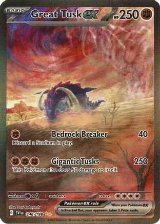 Great Tusk ex Alt Art Illustration Special Rare