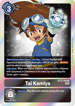 Tai Kamiya (BT12-095) - Across Time Foil