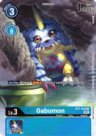 Gabumon - BT1-029 (Official Tournament Pack Vol.9) (BT1-029) - Release Special Booster Foil