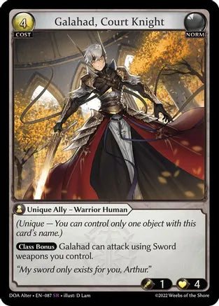 Galahad, Court Knight