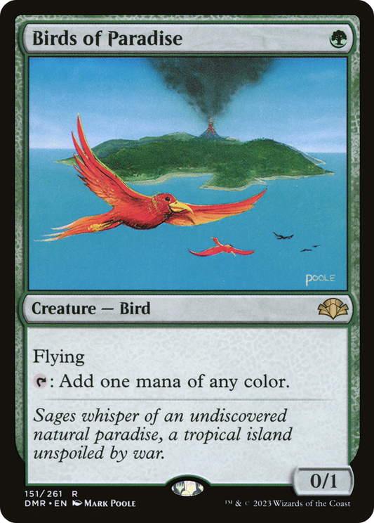 Birds of Paradise Foil Rare 151