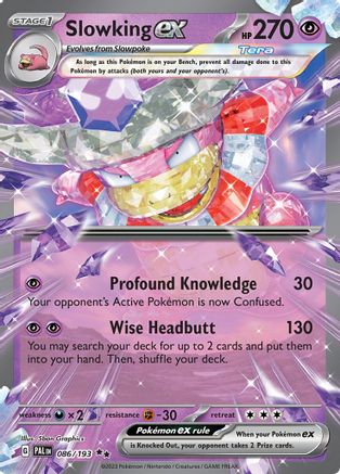 Slowking ex 86 - SV02 Paldea Evolved Holofoil