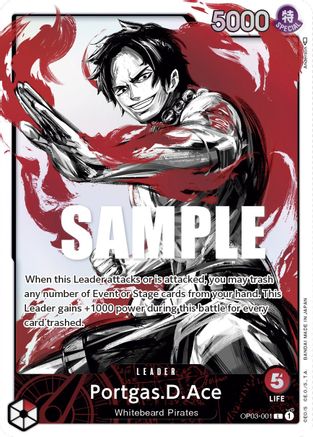 Portgas.D.Ace Leader Alt Art