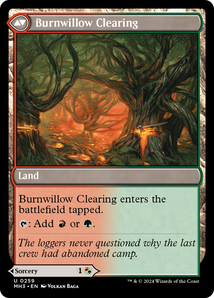 Stump Stomp // Burnwillow Clearing (MH3-259) - Modern Horizons 3 Foil