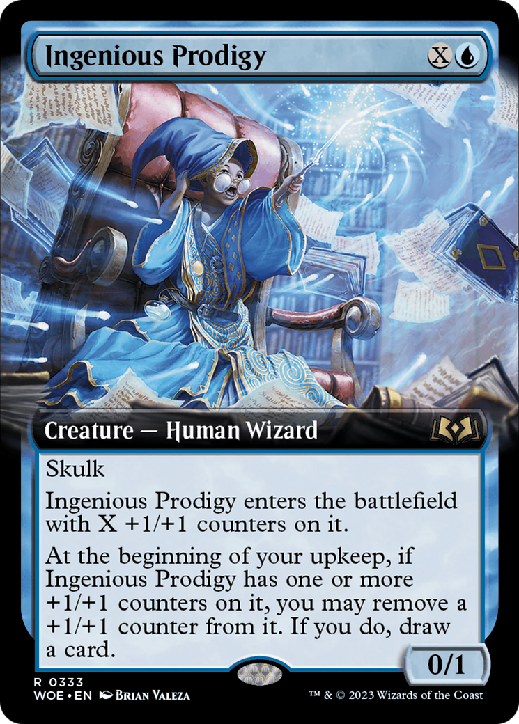 Ingenious Prodigy (WOE-333) - Wilds of Eldraine: (Extended Art)