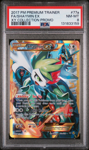 Shaymin Ex 77a/108 PSA 8