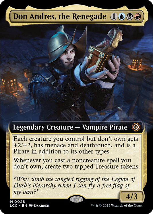 Don Andres, the Renegade Extended Art