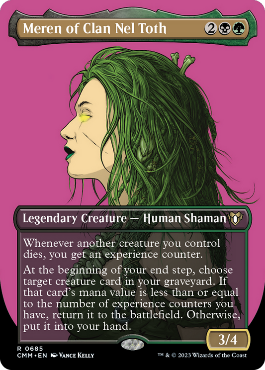 Meren of Clan Nel Toth (CMM-685) - Commander Masters (Borderless) Foil