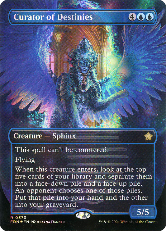 Curator of Destinies (FDN-373) - Foundations (Borderless) Foil