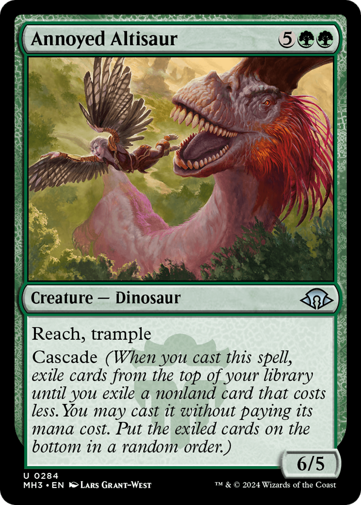 Annoyed Altisaur (MH3-284) - Modern Horizons 3 Foil