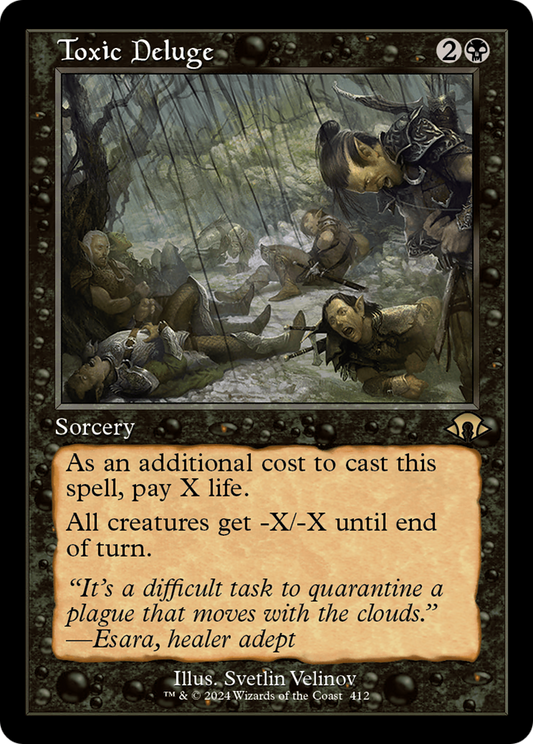 Toxic Deluge (MH3-412) - Modern Horizons 3 Foil
