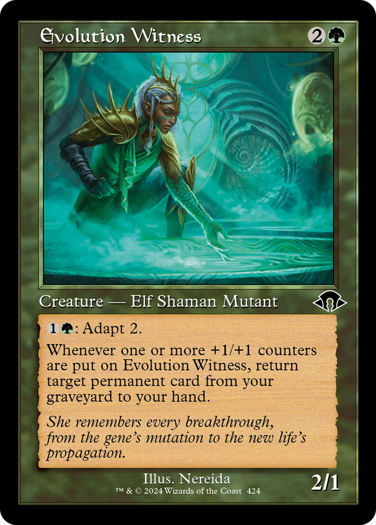 Evolution Witness (MH3-424) - Modern Horizons 3 Foil