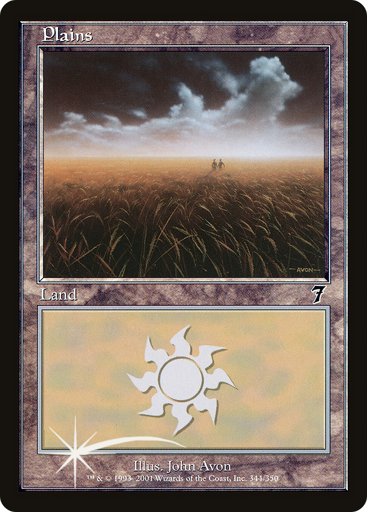 Plains (7ED-344★) - Seventh Edition Foil