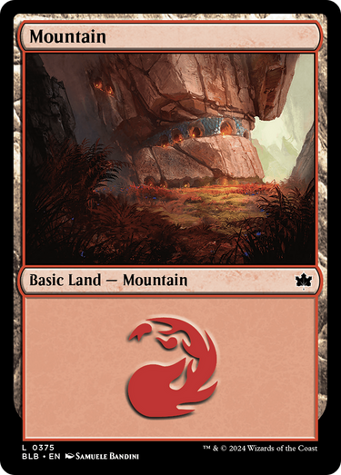 Mountain (0375) (BLB-375) - Bloomburrow Foil