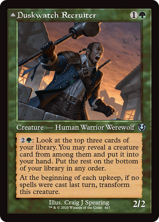 Duskwatch Recruiter (Retro Frame) (-467) - Innistrad Remastered Foil