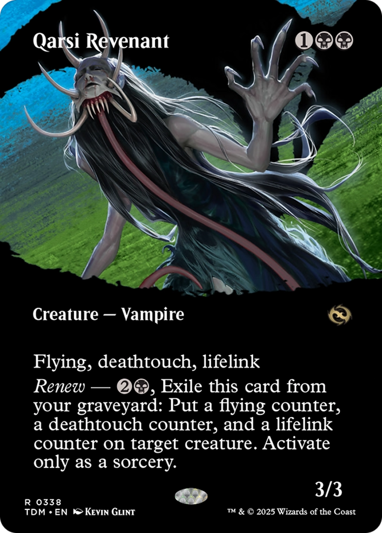 Qarsi Revenant (Borderless) (TDM-338) - Tarkir: Dragonstorm Foil