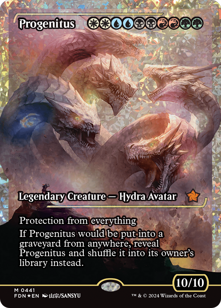 Progenitus (FDN-441) - Foundations: (Showcase) Foil