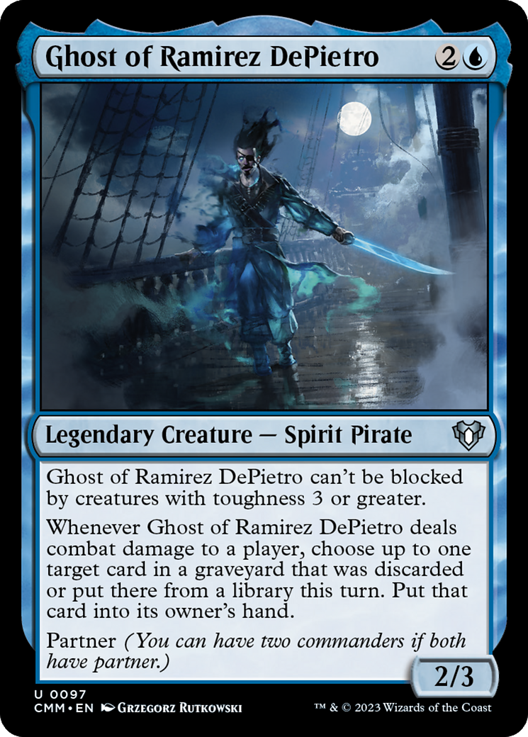 Ghost of Ramirez DePietro (CMM-097) - Commander Masters Foil