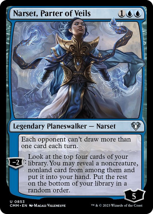 Narset, Parter of Veils (CMM-853) - Commander Masters