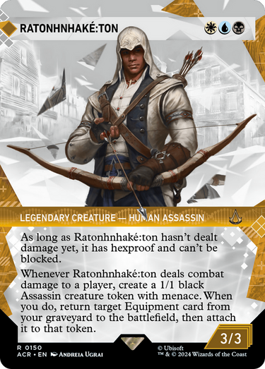 Ratonhnhake:ton (Showcase) (ACR-150) - Assassin's Creed: (Showcase) (Borderless) Foil